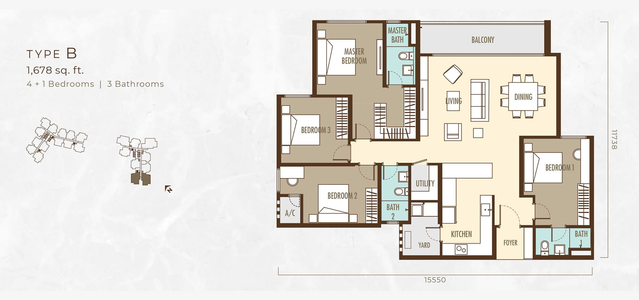 Ayanna Resort Residences Layout Plan